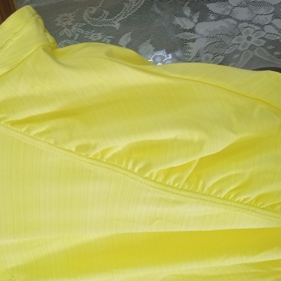 MPG neon yellow athletic top size xs - Picture 5 of 8